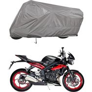Teksin Triumph Street Triple RX A+ Kalite Gri Motosiklet Brandası