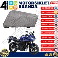 Teksin Yamaha FZ6 Fazer Abs A+ Kalite Gri Motosiklet Brandası