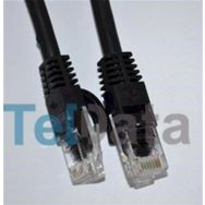 Teldata TLD-050S Cat6 0.50 mt Siyah UTP Patch Kablo