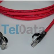 Teldata TLD-100K Cat6 1 mt Kırmızı UTP Patch Kablo