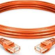 Teldata TLD-100T Cat6 1 mt Turuncu UTP Patch Kablo