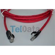 Teldata TLD-500K Cat6 5 mt Kırmızı UTP Patch Kablo