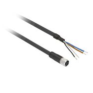Telemecanique Sensors XZC-P1141L2 M12 4 Pinli Düz 2m Kablolu Konnektör
