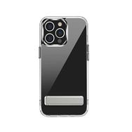 Teleplus Apple iPhone 12 Pro Hibrid Lstand Kapak Silikon Şeffaf Kılıf