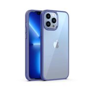 Teleplus Apple iPhone 13 Pro Max Renkli Bumper Hybrid Krom Silikon Yeşil Kılıf