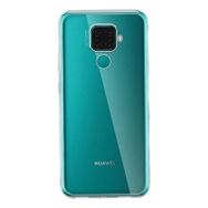 Teleplus Huawei Mate 30 Lite Lüks Korumalı Silikon Şeffaf Tam Kapatan Nano Ekran Koruyucu Cep Telefonu Kılıfı
