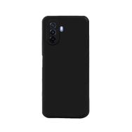 Teleplus Huawei Nova Y70 Kamera Korumalı Mat Silikon Siyah Kılıf