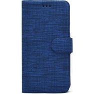 Teleplus Huawei P Smart 2019 Lacivert Kumaş Spor Standlı Cüzdan Kılıf