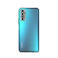 Teleplus Huawei P Smart 2021 Kamera Korumalı Şeffaf Nano Ekran Koruyucu Silikon Cep Telefonu Kılıf