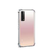 Teleplus Huawei P Smart 2021 Şeffaf Darbe Korumalı Silikon Kılıf + Nano Ekran Koruyucu