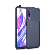 Teleplus Huawei P Smart Pro Kahverengi Negro Karbon Dokulu Silikon Kılıf