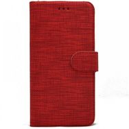 Teleplus Huawei P20 Lite Kumaş Spor Standlı Cüzdan Siyah Kılıf