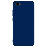 Teleplus Huawei Y5 2018 Lüks Bordo Tam Kapatan Cam Silikon Cep Telefonu Kılıf