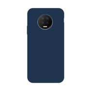 Teleplus Infinix Note 7 Lüks Mat Siyah Silikon Cep Telefonu Kılıf