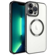 Teleplus iPhone 11 Pro Max Kamera Korumalı Manyetik Wiriless Destekli Lazer Setro Silikon Gold Cep Telefonu Kılıfı