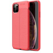 Teleplus iPhone 12 Pro Deri Dokulu Silikon Lacivert Kılıf