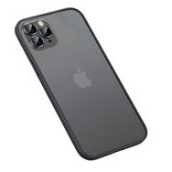 Teleplus iPhone 12 Pro Retro Renkli Bumper Tpu Silikon Mor Kılıf