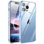 Teleplus iPhone 13 Pro Max Kılıf Darbe Korumalı Kapak Silikon Şeffaf Nano Ekran Koruyucu