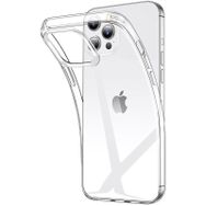 Teleplus iPhone 13 Pro Max Kılıf Lüks Tpu Silikon Şeffaf Nano Ekran Koruyucu Kamera Koruyucu