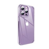 Teleplus iPhone 14 Pro Max Coss Hibrit Crsytal Silikon Şeffaf Nano Ekran Koruyucu Kılıf