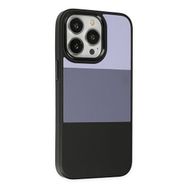 Teleplus iPhone 14 Pro Max King Renkli Suni Kapak Siyah Kılıf