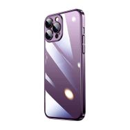 Teleplus iPhone 14 Pro Max Magsafe Wiriless Özellikli Tareks Rixos Sert Kapak Derin Mor Kılıf