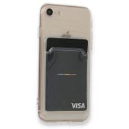 Teleplus iPhone 7 Kamera Korumalı Kartlıklı Silikon Kılıf