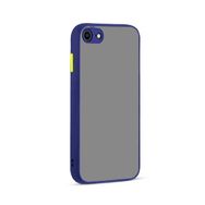 Teleplus Iphone 8 Hux Kamera Korumalı Lacivert Silikon Cep Telefonu Kılıf