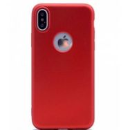 Teleplus iPhone XR Lüks Kırmızı Silikonlu Kılıf