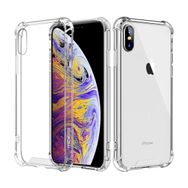 Teleplus iPhone XS Max Plus Şeffaf Armor Darbe Dayanıklı Silikon Kılıf ve Nano Ekran Koruyucu