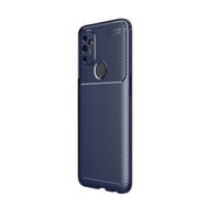 Teleplus Oneplus Nord N100 Negro Karbon Dokulu Nano Ekran Koruyucu Siyah Silikon Cep Telefonu Kılıf
