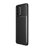 Teleplus Oppo A74 Negro Karbon Silikon Lacivert Kılıf
