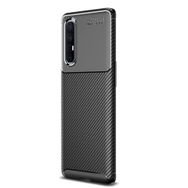 Teleplus Oppo Reno3 Pro 5g Kılıf Negro Karbon Silikon