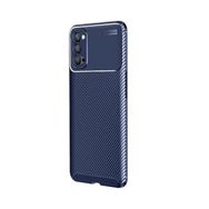 Teleplus Oppo Reno4 Negro Karbon Silikon Siyah Tam Kapatan Ekran Koruyucu Kılıf