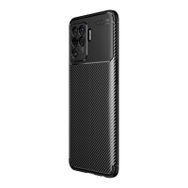 Teleplus Oppo Reno5 Lite Negro Karbon Silikon Siyah Kılıf