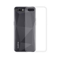 Teleplus Realme C2 Lüks Silikon Şeffaf Kılıf + Nano Ekran Koruyucu