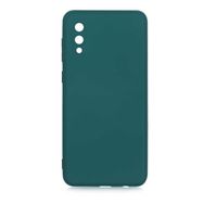Teleplus Samsung Galaxy A02 Kamera Korumalı İçi Kadife Silikon Siyah Kılıf