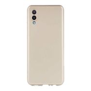 Teleplus Samsung Galaxy A02 Lüks Mat Kamera Korumalı Gold Nano Ekran Koruyucu Silikon Cep Telefonu Kılıf