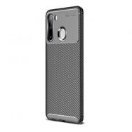 Teleplus Samsung Galaxy A11 Negro Karbon Lacivert Nano Ekran Koruyucu Silikon Cep Telefonu Kılıf
