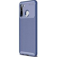 Teleplus Samsung Galaxy A11 Negro Karbon Silikon Lacivert Kılıf