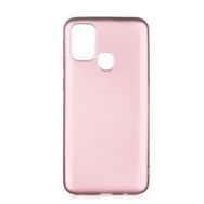 Teleplus Samsung Galaxy A21S Lüks Mat Bordo Silikon Cep Telefonu Kılıf