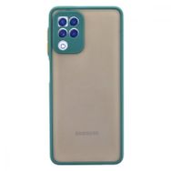 Teleplus Samsung Galaxy A22 4G Hux Kamera Korumalı Silikon Lacivert Kılıf