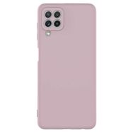 Teleplus Samsung Galaxy A22 4G Kamera Korumalı Lansman Mat Silikon Bordo Kılıf