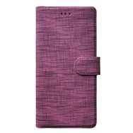 Teleplus Samsung Galaxy A22 4G Kumaş Spor Standlı Cüzdan Lacivert Kılıf