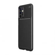 Teleplus Samsung Galaxy A32 4G Karbon Dokulu Negro Silikon Kahverengi Kılıf