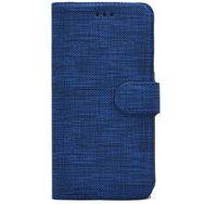 Teleplus Samsung Galaxy A51 Kumaş Spor Standlı Cüzdan Lacivert Kılıf