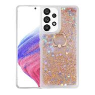 Teleplus Samsung Galaxy A53 Milce Yüzüklü Sulu Silikon Gold Kılıf