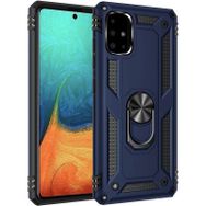 Teleplus Samsung Galaxy A71 Vega Yüzüklü Tank Kapak Altın Kılıf