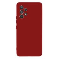 Teleplus Samsung Galaxy A73 Kamera Korumalı Mat Silikon Lacivert Kılıf