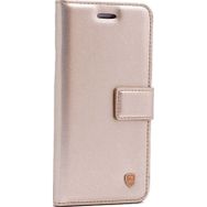 Teleplus Samsung Galaxy M10S Kartlıklı Standlı Cüzdan Altın Kılıf